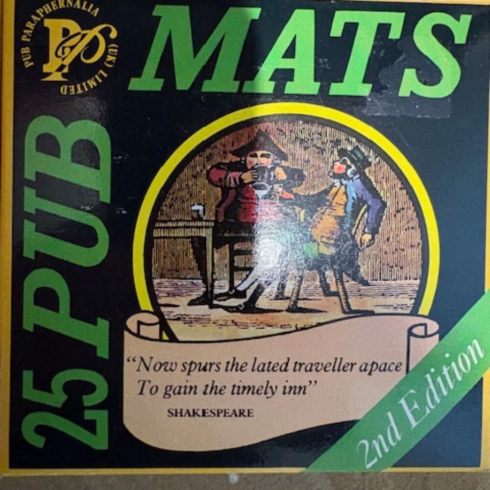 New Set of 25 Assorted British Pubmats Beermats Coasters Made in Britain